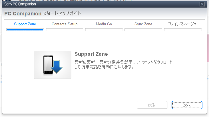 Support Zoneの説明