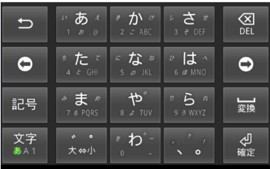 OpenWnn フリック入力